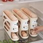 4-Tier Egg Holder - Compact Side Door Design, Holds 30 Eggs,
