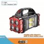 Solar USB Rechargeable LED Lantern Flashlight 1800mAh Battery