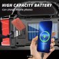 Solar USB Rechargeable LED Lantern Flashlight 1800mAh Battery
