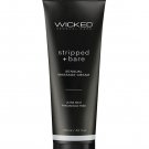 Wicked Sensual Care Stripped & Bare Unscented Massage Cream - 4 oz