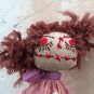 Rag creepy doll #1, handmade OOAK horror doll