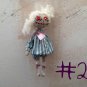 Rag creepy doll #2, OOAK haunted Halloween doll, handmade weird doll, textile spooky doll.