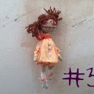 Rag creepy doll #3, spooky heirloom zombie doll, creepy cute doll