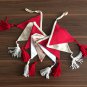 Linen Christmas Garland, Fabric Flag Banner, Christmas Mantel Decor, Christmas Wall Decor
