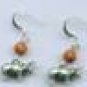 Hippopotamus Mascot Earrings