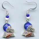 Football and Helmet Earrings