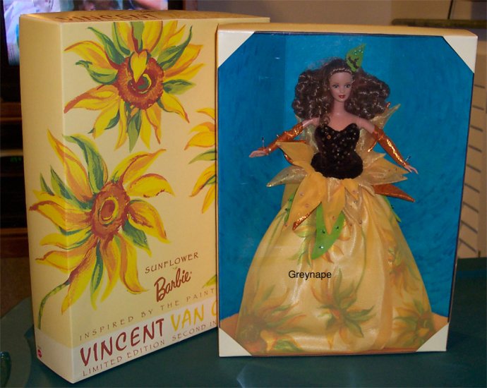 Sunflower Barbie Doll Artist Series NRFB