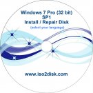 Windows 7 Pro Disk 32 bit