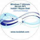 Windows 7 Ultimate Disk 64 bit