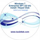 Windows 7 Enterprise Disk 32 bit