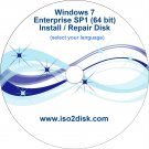 Windows 7 Enterprise Disk 64 bit