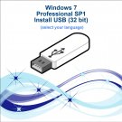 Windows 7 Pro USB 32 bit