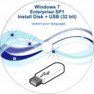 Windows 7 Enterprise Disk + USB 32 bit