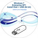 Windows 7 Enterprise Disk + USB 64 bit