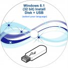 Windows 8.1 Pro Disk + USB 32 bit