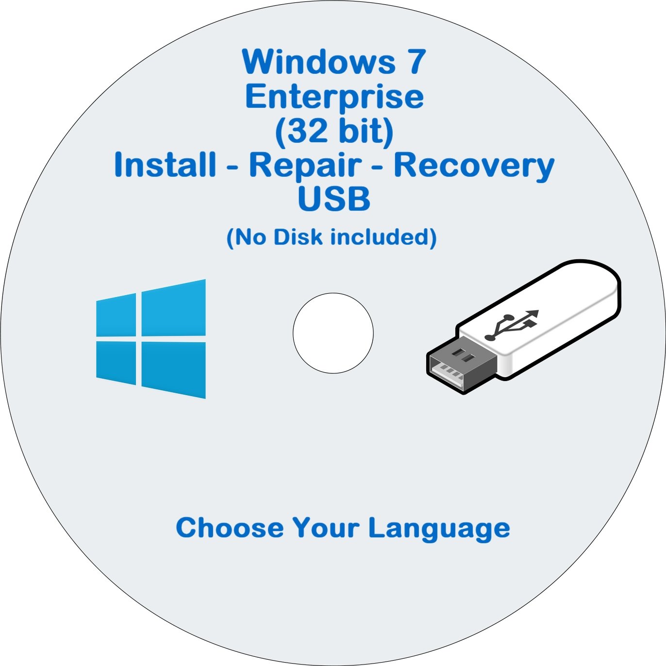 Windows 7 Enterprise Install USB 32 Bit
