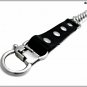 Cowhide leather bracelet with chrome studs, luxury gourmet chain, original and resistant clasp.