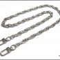 Bag chain, knurled oxidized cord link, 9mm gold or silver cm.100 (39.3 inch)