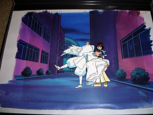 Animation Cel - Tonde Buurin - Keiko & Takuma