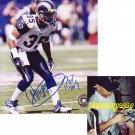 ANEAS WILLIAMS SIGNED RAMS 8X10 PHOTO PIC PROOF SIGNING