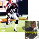 DAVID PATTEN SAINTS SIGNED PATRIOTS 8X10 PHOTO PIC PROOF SIGNING