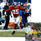DAVID TYREE SIGNED GIANTS 8X10 PHOTO PIC PROOF SIGNING