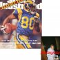 ISAAC BRUCE 49ERS SIGNED RAMS SPORTS ILLUSTRATED PIC PROOF SIGNING