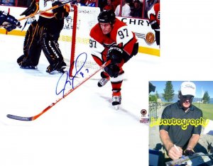 JEREMY ROENICK SHARKS SIGNED FLYERS 8X10 PHOTO PIC PROOF SIGNING