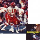 LEN DAWSON SIGNED CHIEFS 8X10 PHOTO PIC PROOF SIGNING