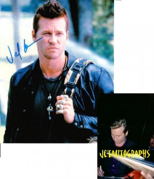 VAL KILMER SIGNED 8X10 PHOTO PIC PROOF SIGNING