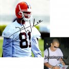 TRAVIS WILSON SIGNED BROWNS 8X10 PHOTO PIC PROOF SIGNING