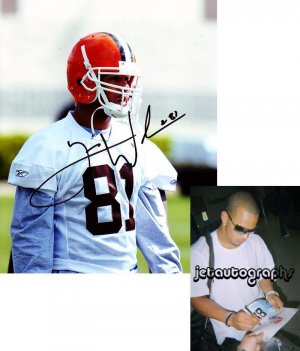 TRAVIS WILSON SIGNED BROWNS 8X10 PHOTO PIC PROOF SIGNING