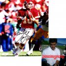TRENT GREEN SIGNED CHIEFS 8X10 PHOTO PIC PROOF SIGNING