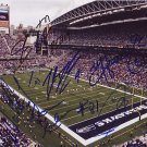 SEAHAWKS TEAM SIGNED STADIUM 8X10 PHOTO PIC PROOF SIGNING