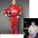 CARL EDWARDS SIGNED NASCAR 8X10 PHOTO PIC PROOF SIGNING