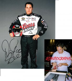 DAVID STREMME SIGNED NASCAR 8X10 PHOTO PIC PROOF SIGNING