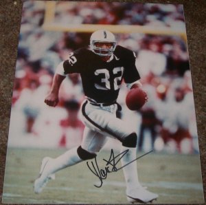 MARCUS ALLEN SIGNED RAIDERS 11X14 PHOTO PIC PROOF SIGNING