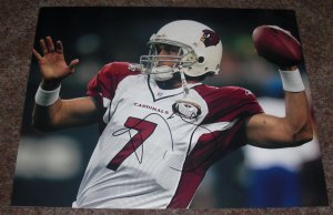 MATT LEINART SIGNED CARDINALS 11X14 PHOTO PIC PROOF