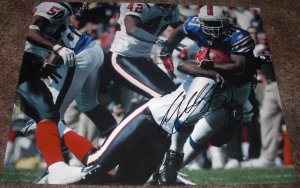 WILLIS McGAHEE SIGNED BILLS 11X14 PHOTO PIC PROOF RAVENS