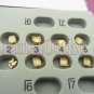 1 Set Golden Bracket Dental Orthodontic Roth Mini 022 Hook 345 Archwire Band Nit