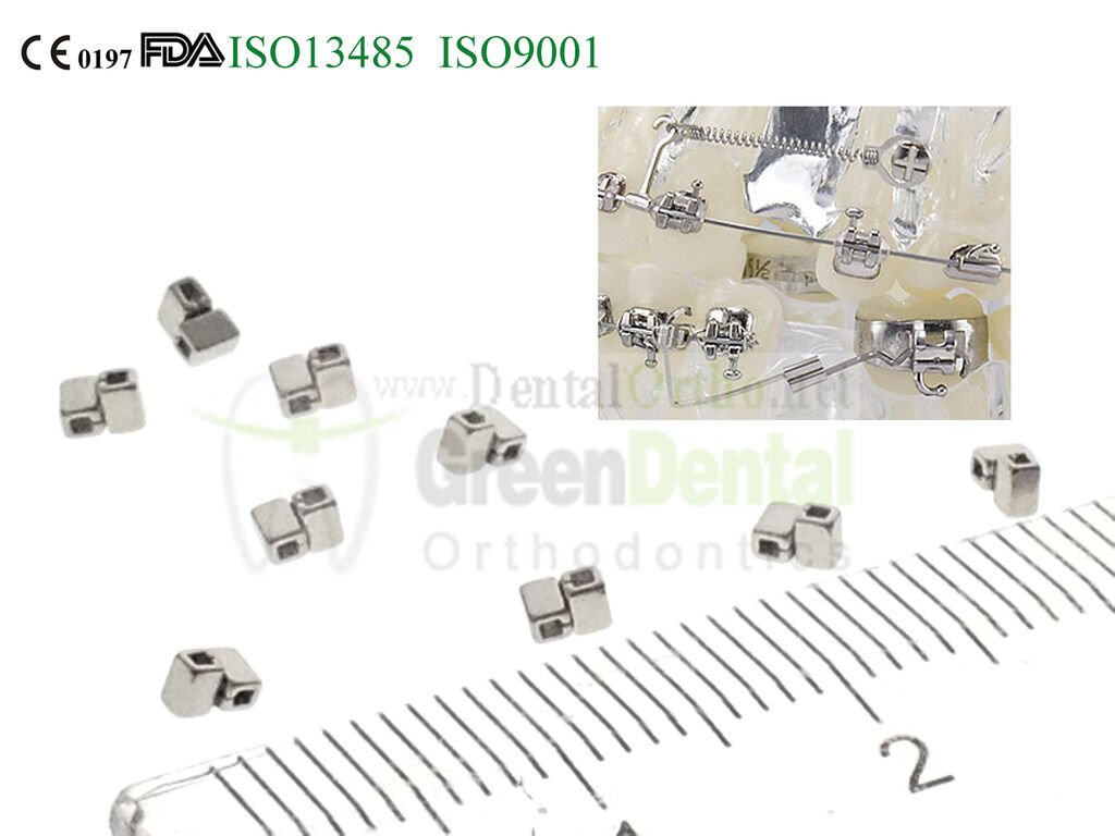 Crimpable Cross Tube 018" Dental Orthodontic Niti Coil Elastic Band Molar 10/PK