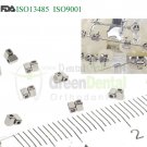 Crimpable Cross Tube 018" Dental Orthodontic Niti Coil Elastic Band Molar 10/PK