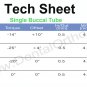 5Set(20), 6th Molar Buccal Tube Roth 022 Sgl Non-con Bond Dental Orthodontic