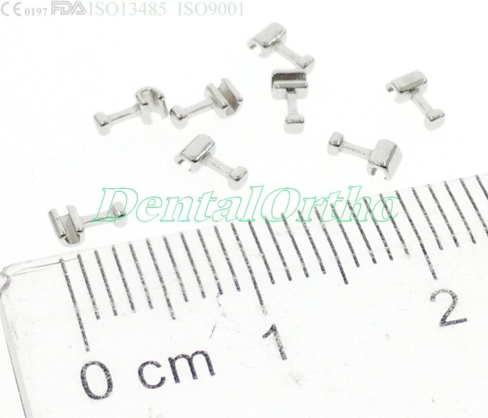 10 x Crimpable Hook Short Orthodontics Dental Buccal Tube Niti Ci