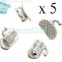 5Kit(20) 7th Molar Buccal Tube Sgl Roth 022 Dental Orthodontic Button Band Brace