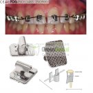 100/PK, Begg Brace Flat Base Dental Orthodontic Materials