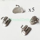 5set(20) 2nd Buccal Tube 022 Roth Sgl Dental Orthodontic Ligature Elastics Niti