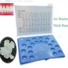 1 Kit Ice Crystal Ceramic Brace Roth 022 Dental Orthodontic 345 w/Hook Band Tube