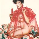 Olivia de Berardinis O Card Christmas Pin-up Notecard with Envelope