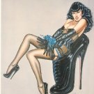 Olivia de Berardinis O Card Bettie Page Pin-up Notecard with Envelope